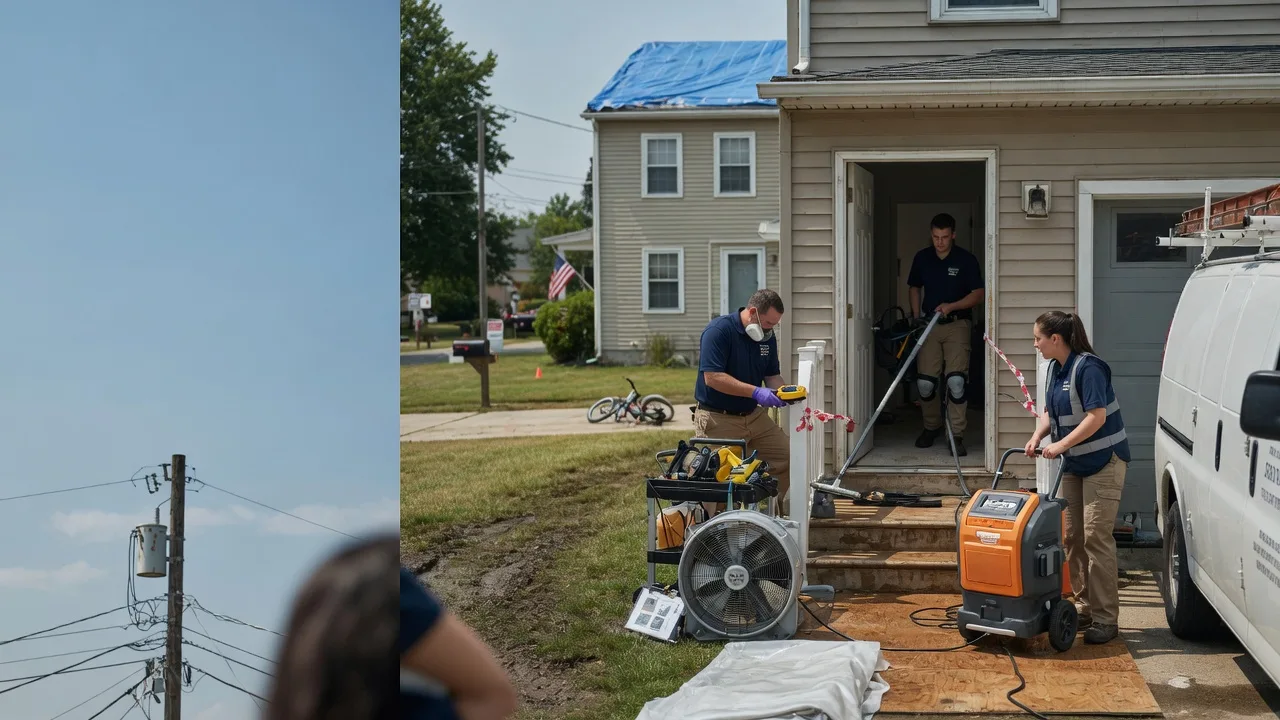 Water Damage Repair in Vaughnsville, OH near me